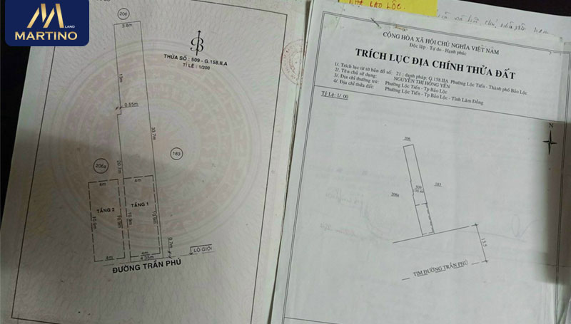 Cần bán gấp nhà mặt tiền đường Trần Phú - Lộc Tiến - Bảo Lộc