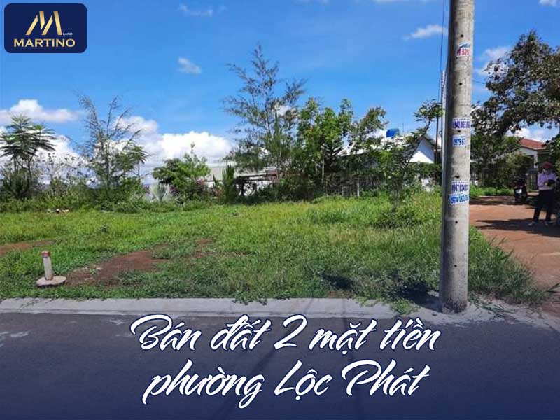 Bán đất 2 mặt tiền phường Lộc Phát